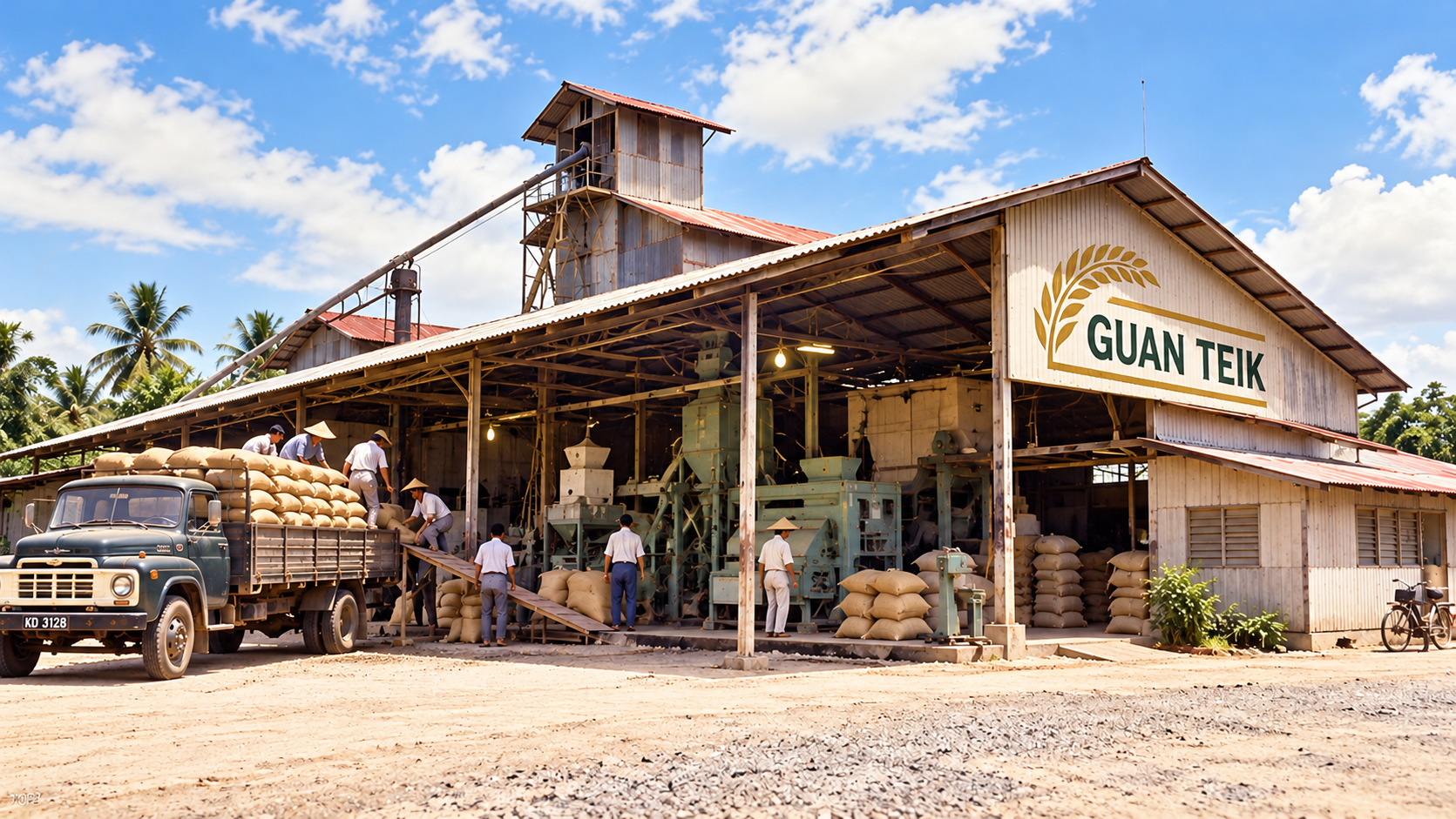 Illustrated Guan Teik rice mill, Alor Janggus, Kedah